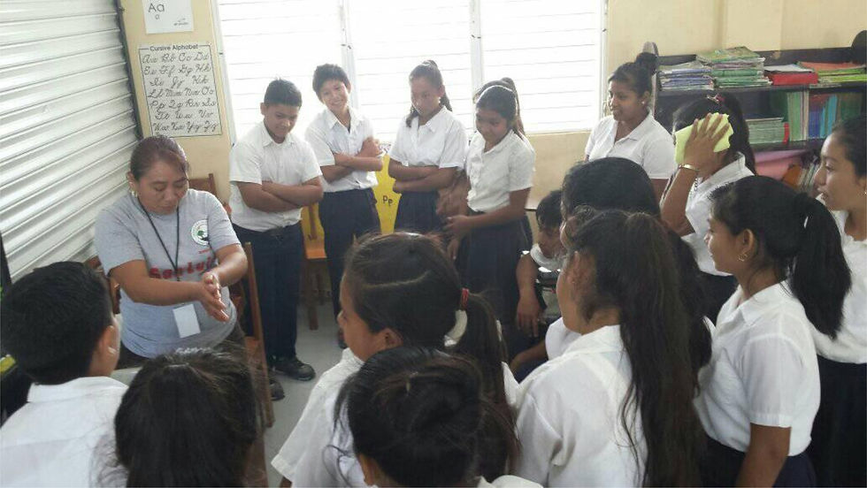 Community Health Worker teaching Proper Hygiene