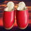 Thumbnail: Leather topped vamp sheepskin Slippers 