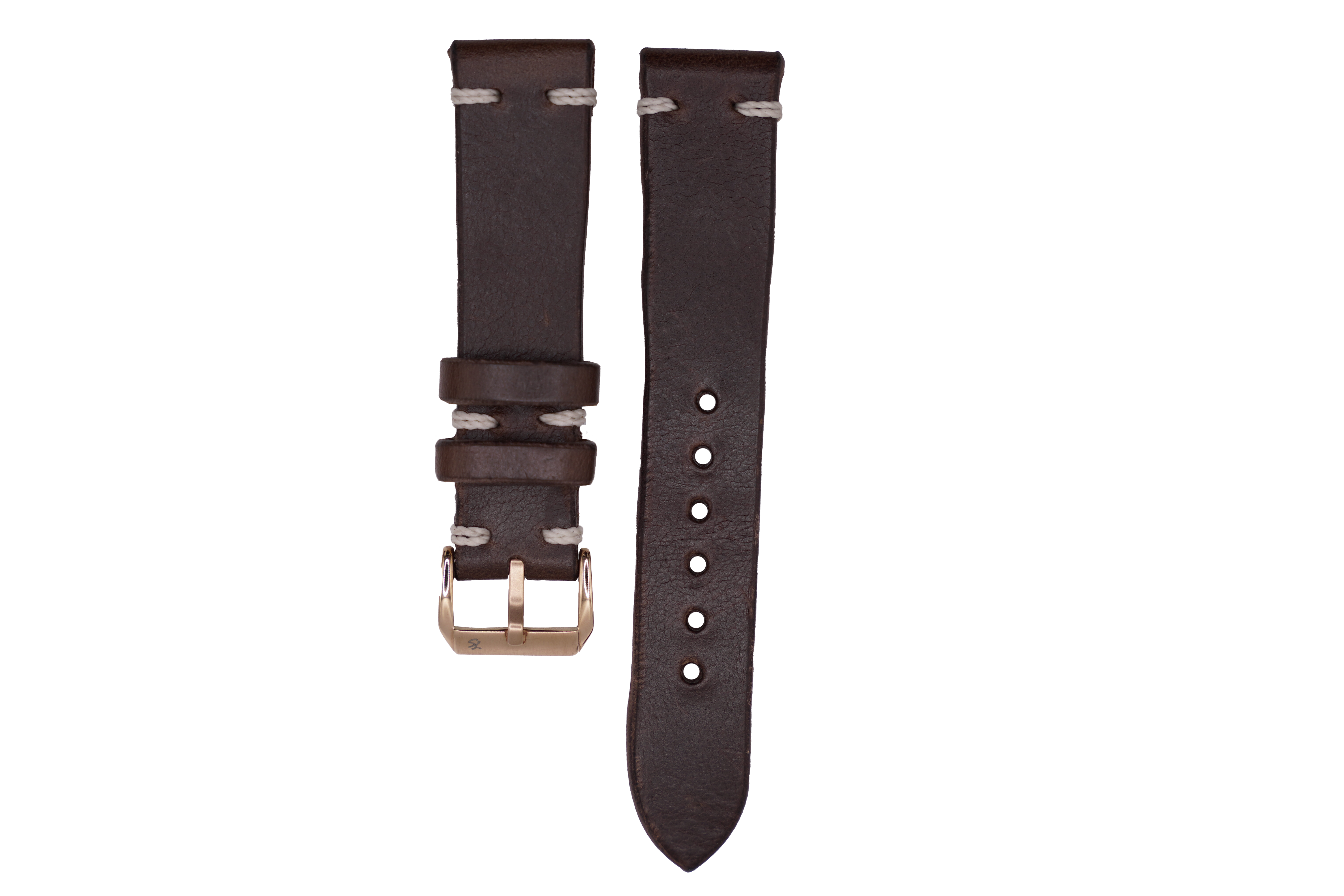Brown leather strap