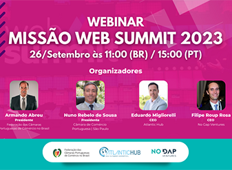 Participe do Webinar de lançamento da Missão Web Summit Lisboa 2023