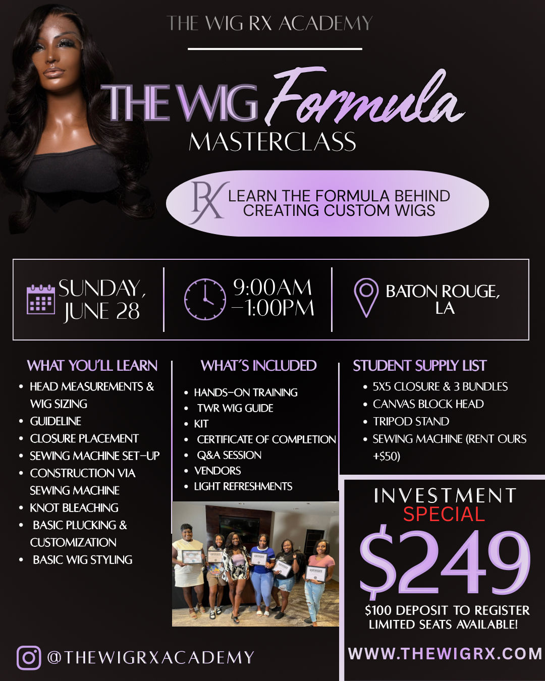 June 28 Group Class