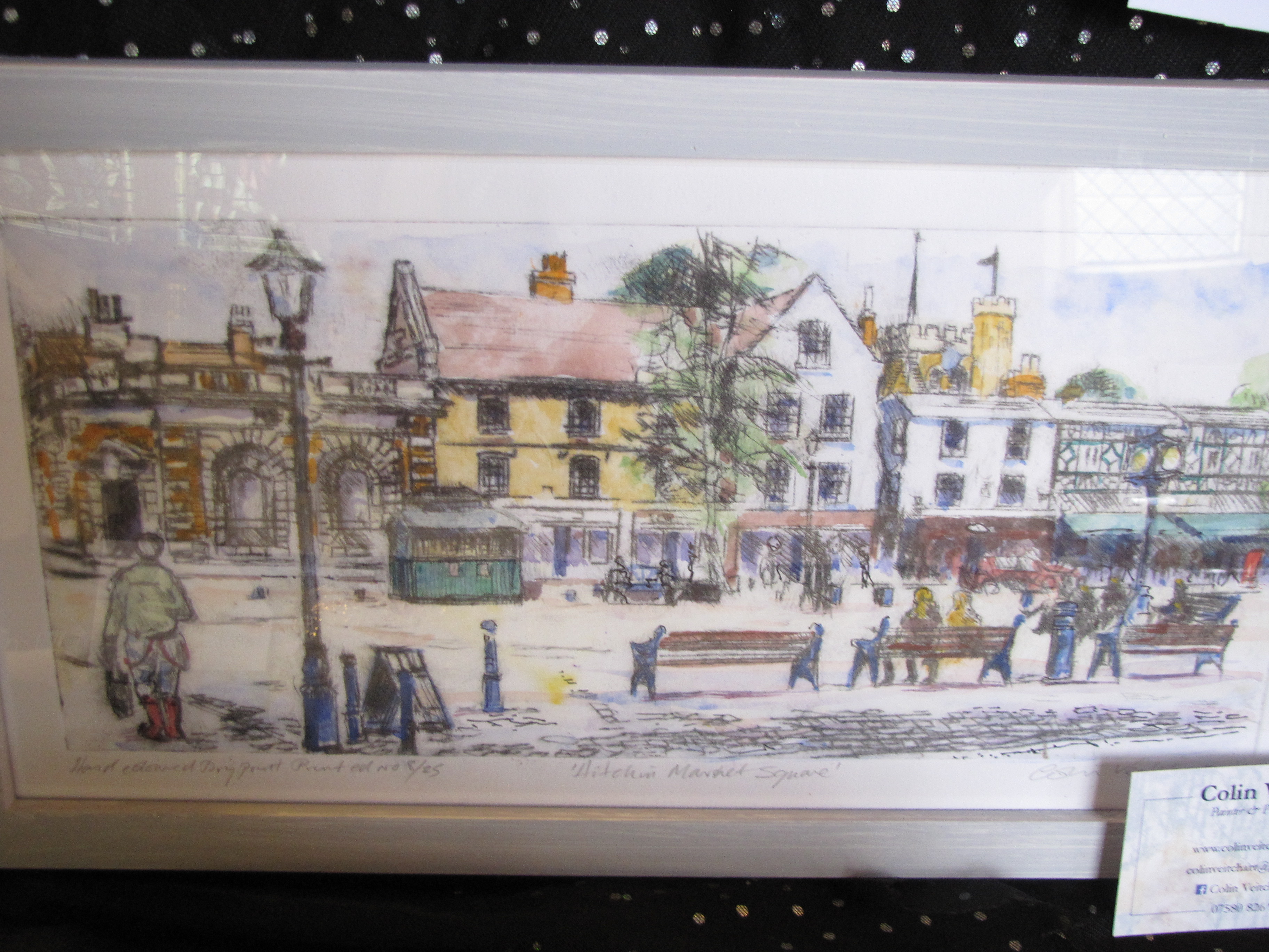 Hitchin Market Square with James