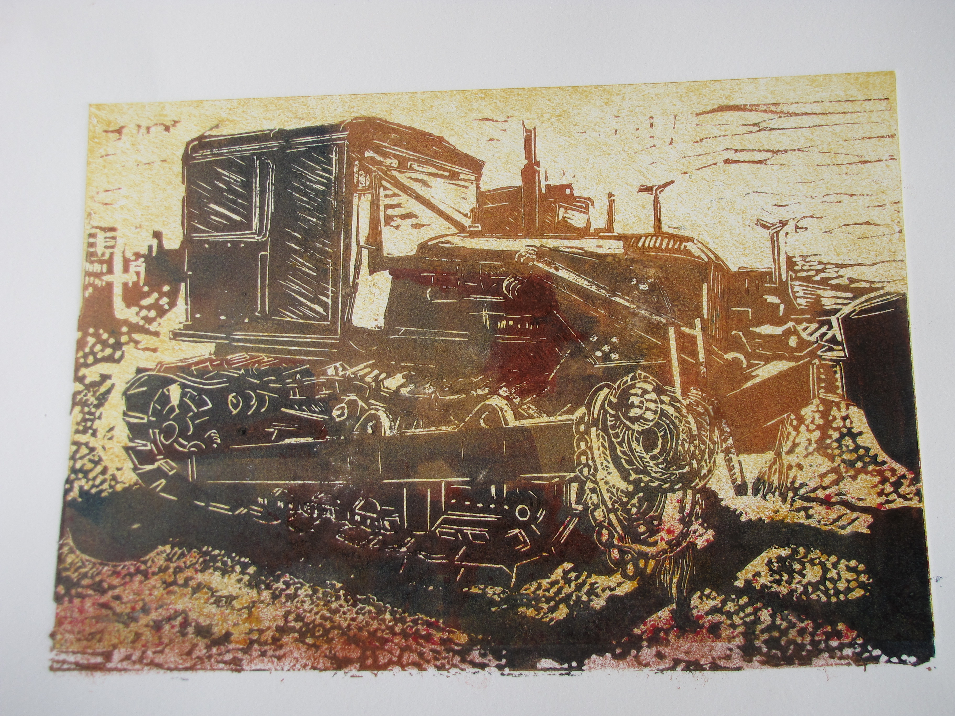 Hastings Rusty tractor