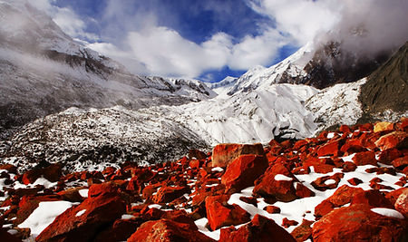 Gletsjer Hailuogou Nationaal Park