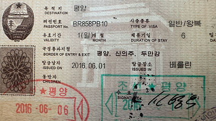 Visum Noord-Korea