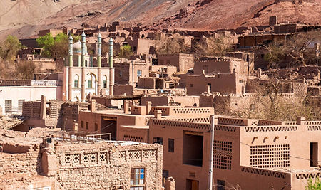 Dorpje Tuyugou bij Turpan