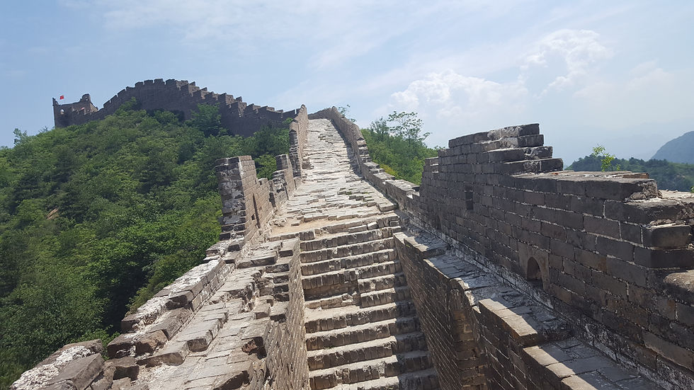 Chinese Muur moeilijk beloopbaar