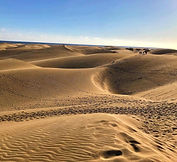 Zandduinen in Taklamakan Woestijn