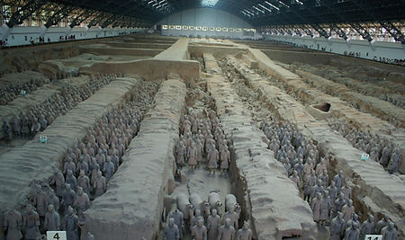 Terracottaleger in Xi'an