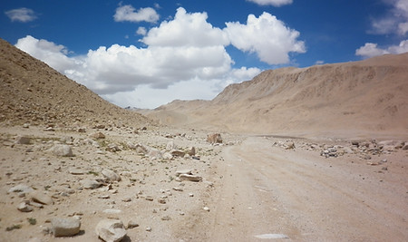Matige wegen in Tadzjikistan