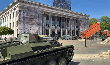 9 mei viering in Grodno
