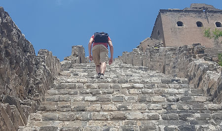 Steile trappen Chinese Muur
