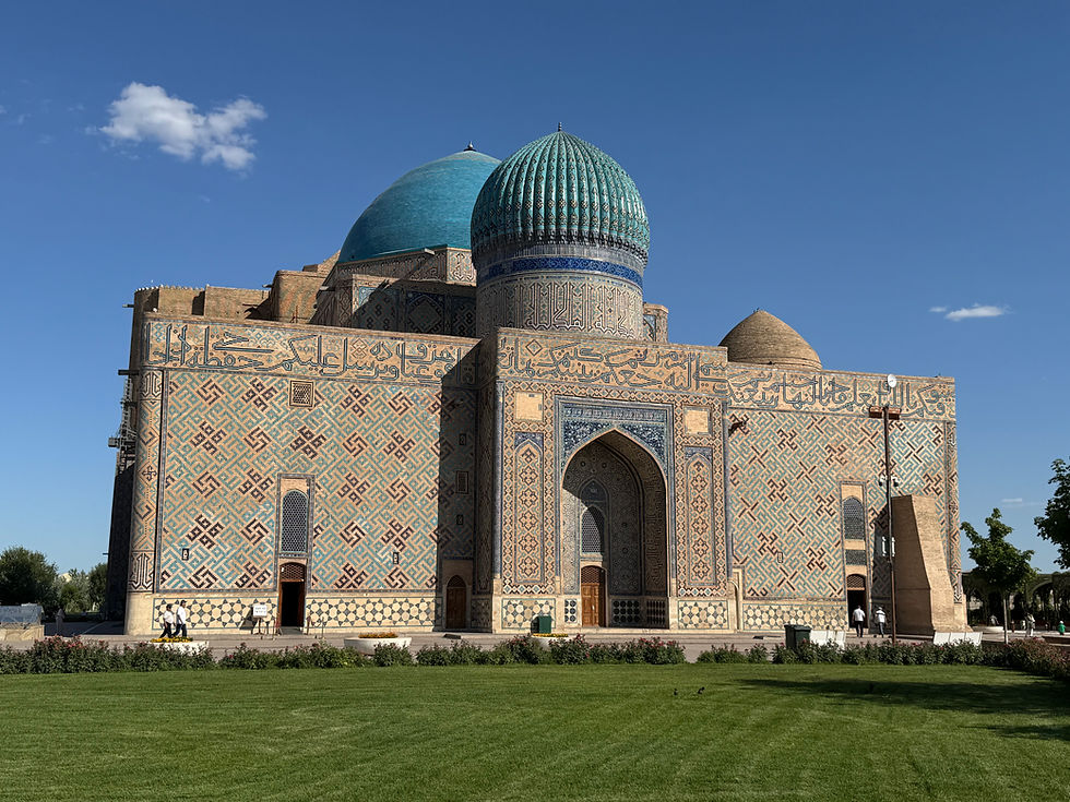 Khoja Ahmed Yasawi Mausoleum in Turkestan