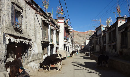 Centrum van Gyantse