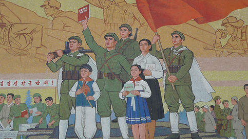 Mozaïek van Kim Il Sung