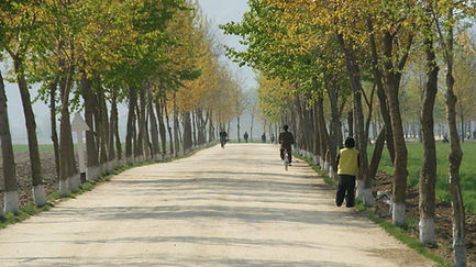 Over het platteland naar Haeju