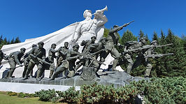 In de aanval bij Samjiyon Grote Monument