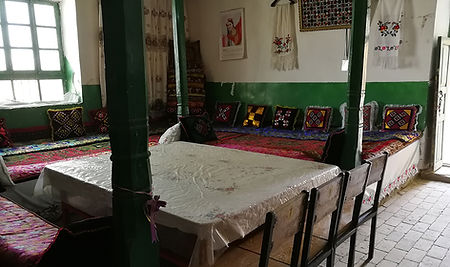 Interieur van Tadzjiekse woning