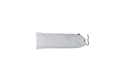 White drawstring storage bag