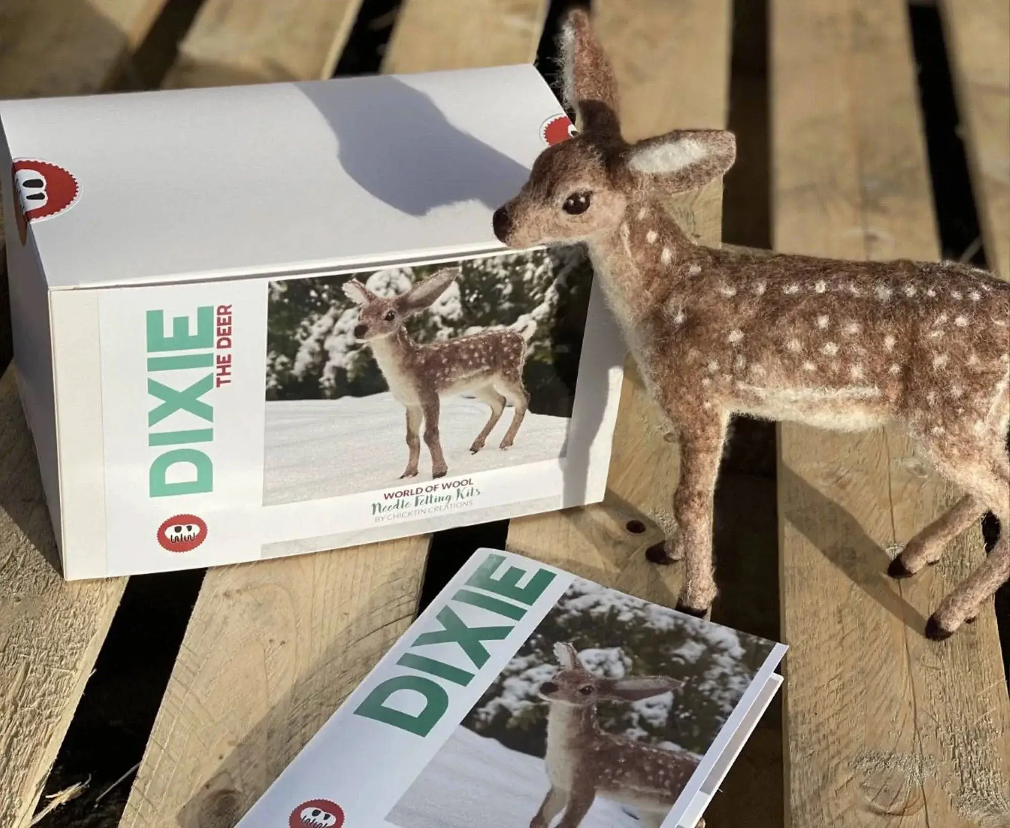 Dixie the Deer Needle Felting Kit