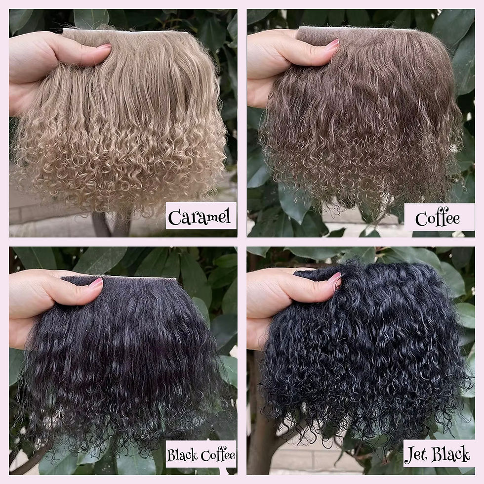 Thumbnail: Tibetan Lamb Mohair - Mongolian Wool Sheepskin