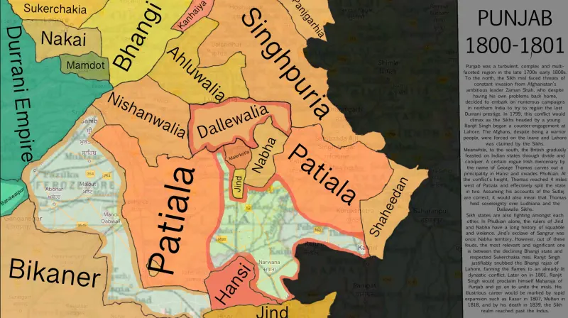 Punjab. c. 1800-1801