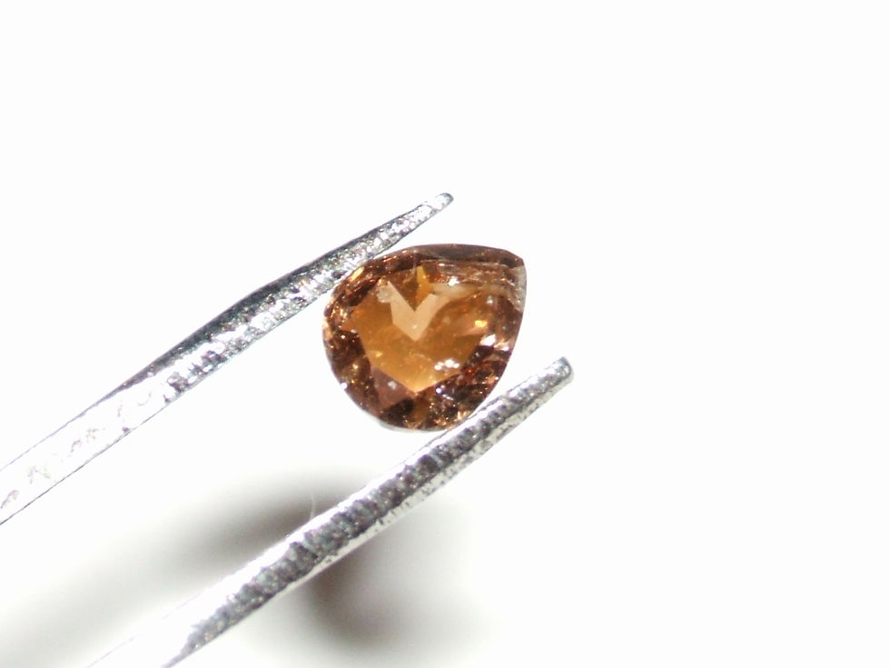 Thumbnail: fancy diamant oranjeachtig, bruin 0.31 caraat