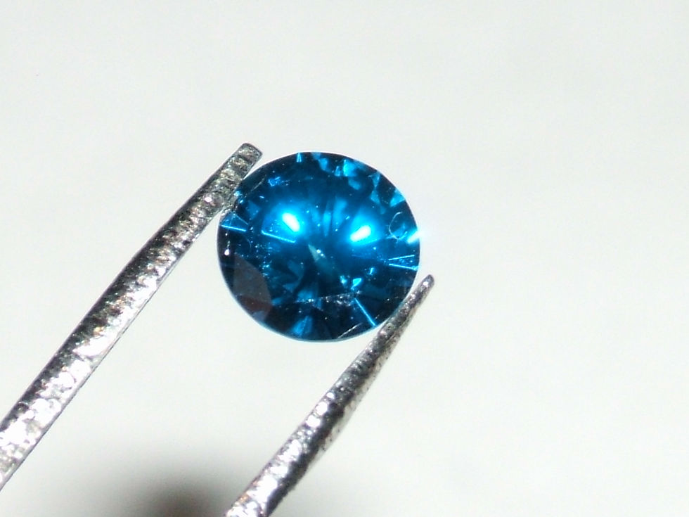 Thumbnail: blauwe diamant 0.40 caraat VS2