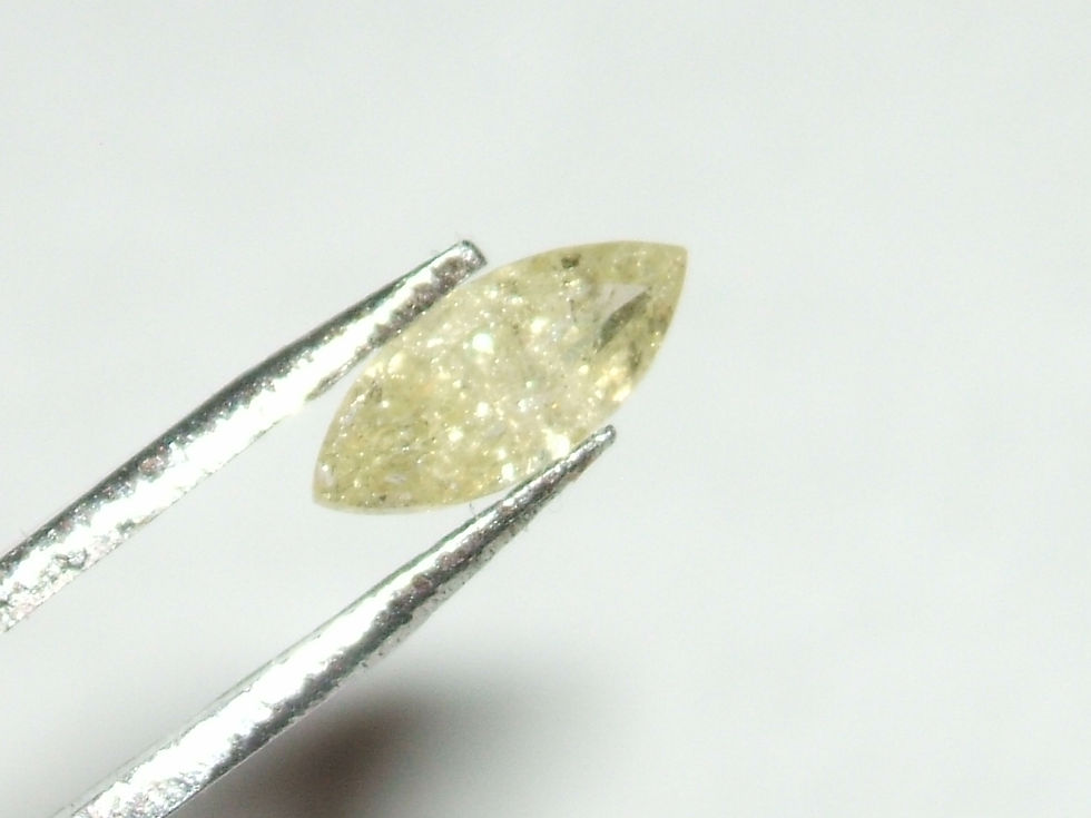 Thumbnail: fancy diamant lichtgeel 0.26 caraat