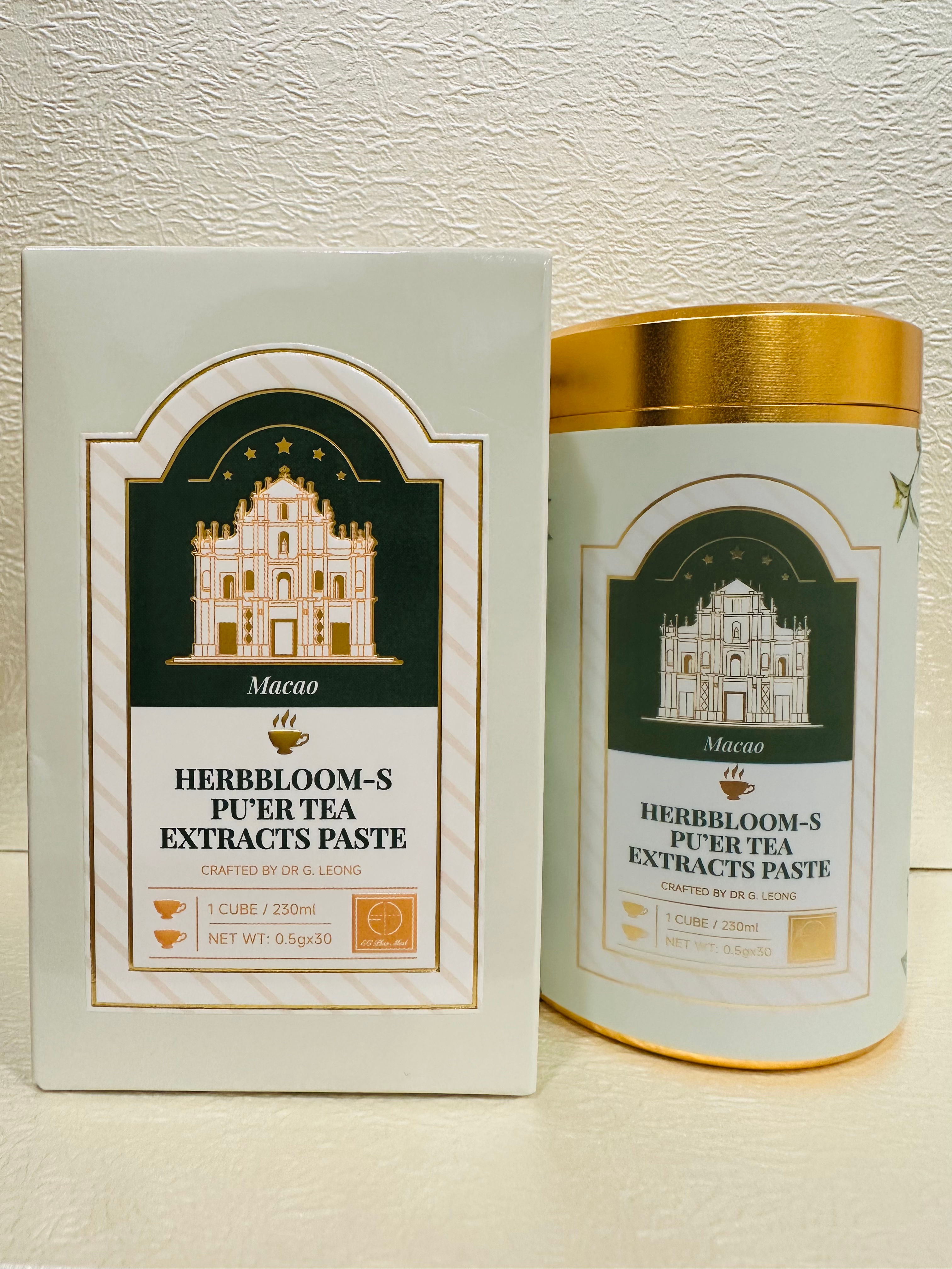 本草蘊-S 普洱茶膏控糖配方 HerbBloom-S Sugar Balance Pu'er Tea Extracts Paste X 30