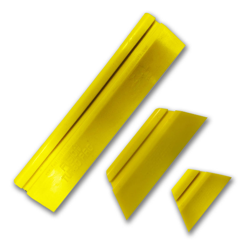 FUSION Turbo Pro Medium Yellow Squeegee Set