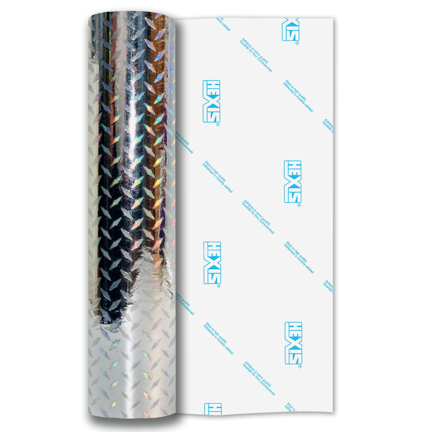 Silver Holographic Kick Plate SAV
