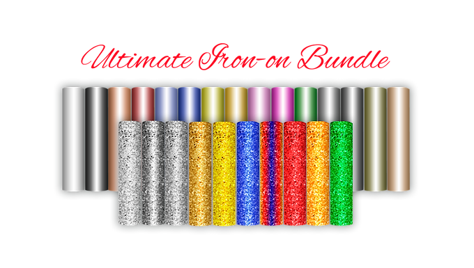 Premium Rapid Flex / Glitter Flex Ultimate Iron-on Bundle