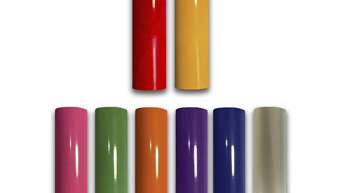 Rainbow Gloss Bundle x 7 Rolls With Transfer Tape