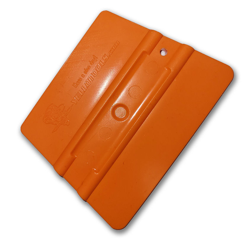 YELLOTOOLS ProWrap 100mm Shore 82 Plastic Blend Squeegee