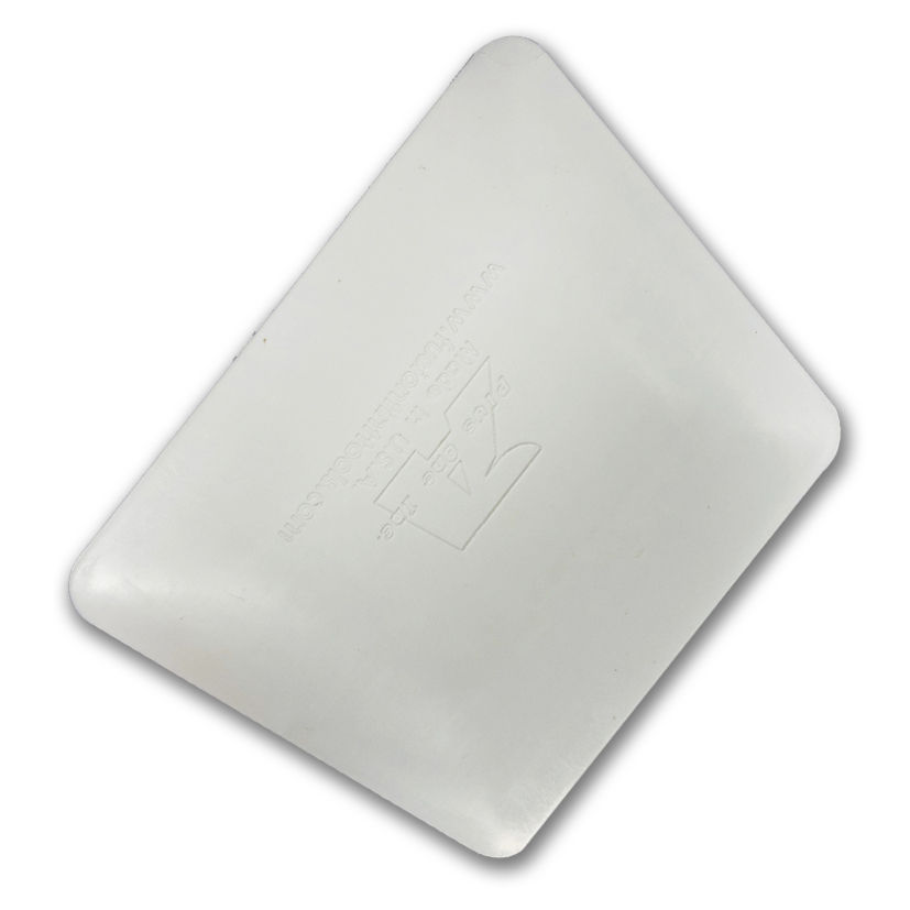 FUSION 100mm Plastic Blend Hard White Squeegee