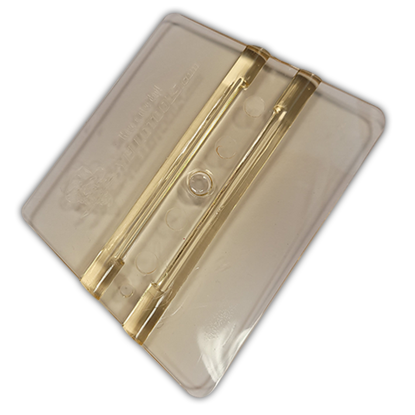 YELLOTOOLS 100mm Shore 63 Plastic Blend Caramel Scented Squeegee