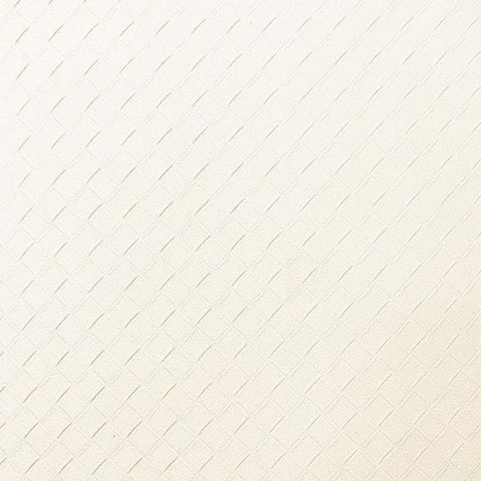 Structured White Leather