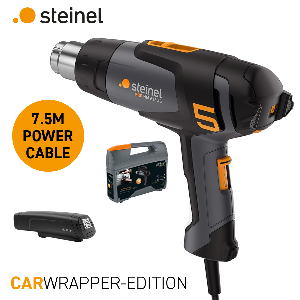 Steinel HM2120E Heat Gun Complete Kit