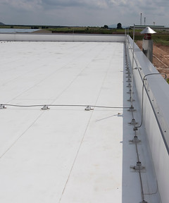 Typical installation of lighting protection at roof of building.jpg