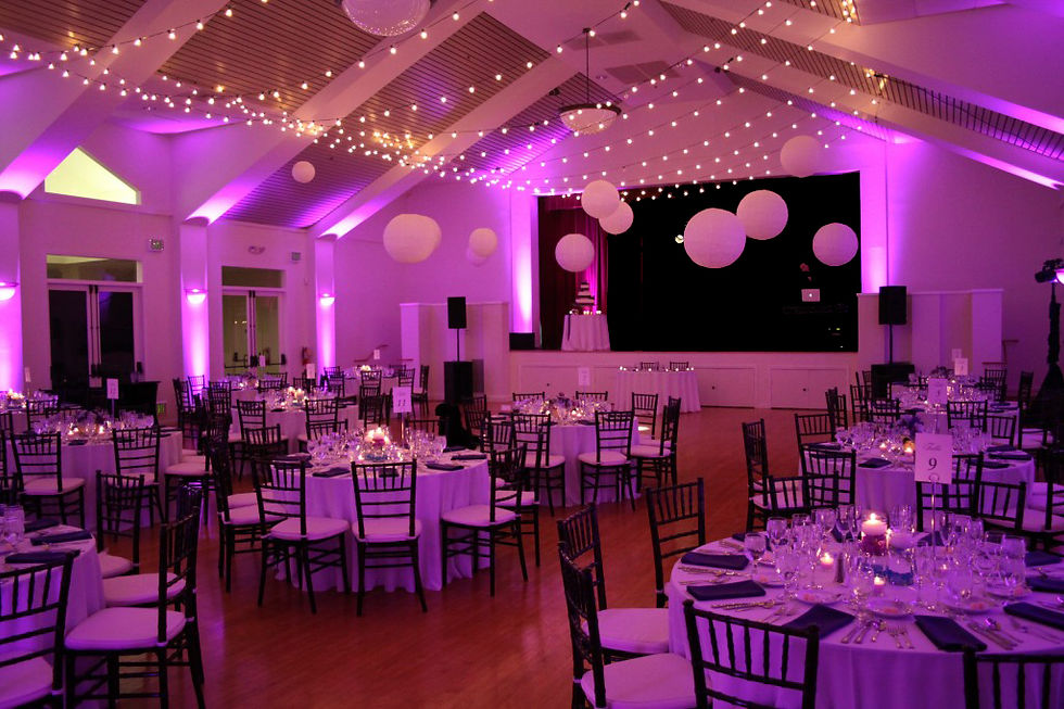 Up-Lighting the whole place.