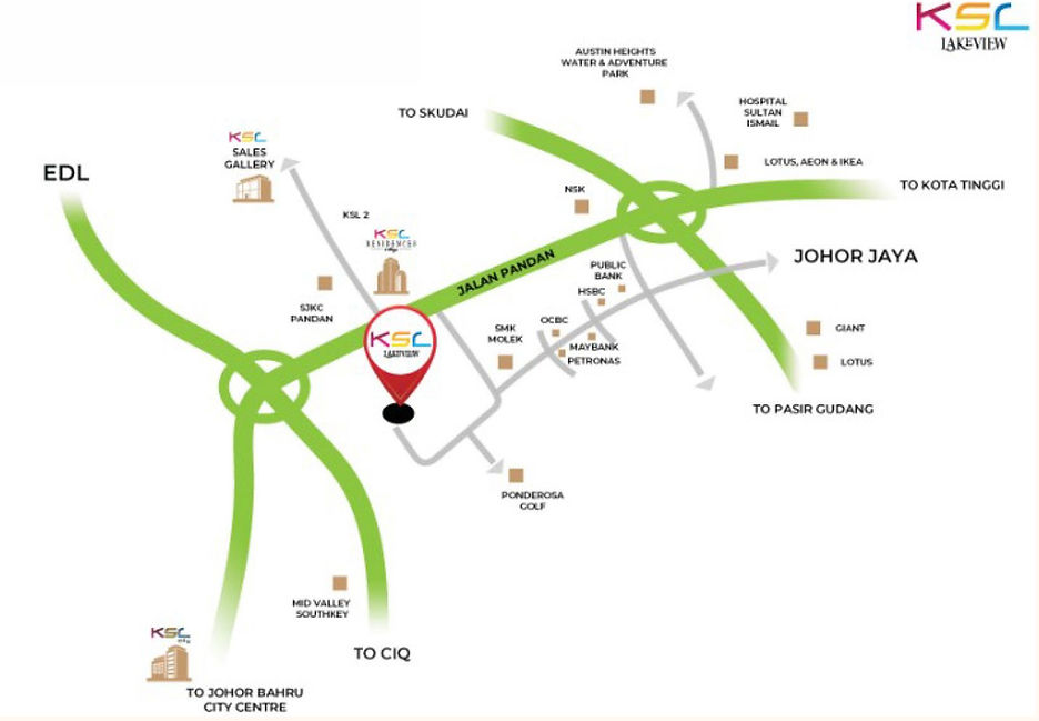 Pangsupuri Bukit Gemilan Map