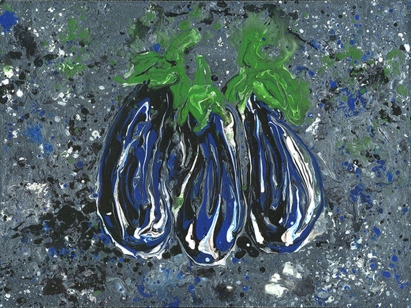 Eggplant's Blues | Acrylic