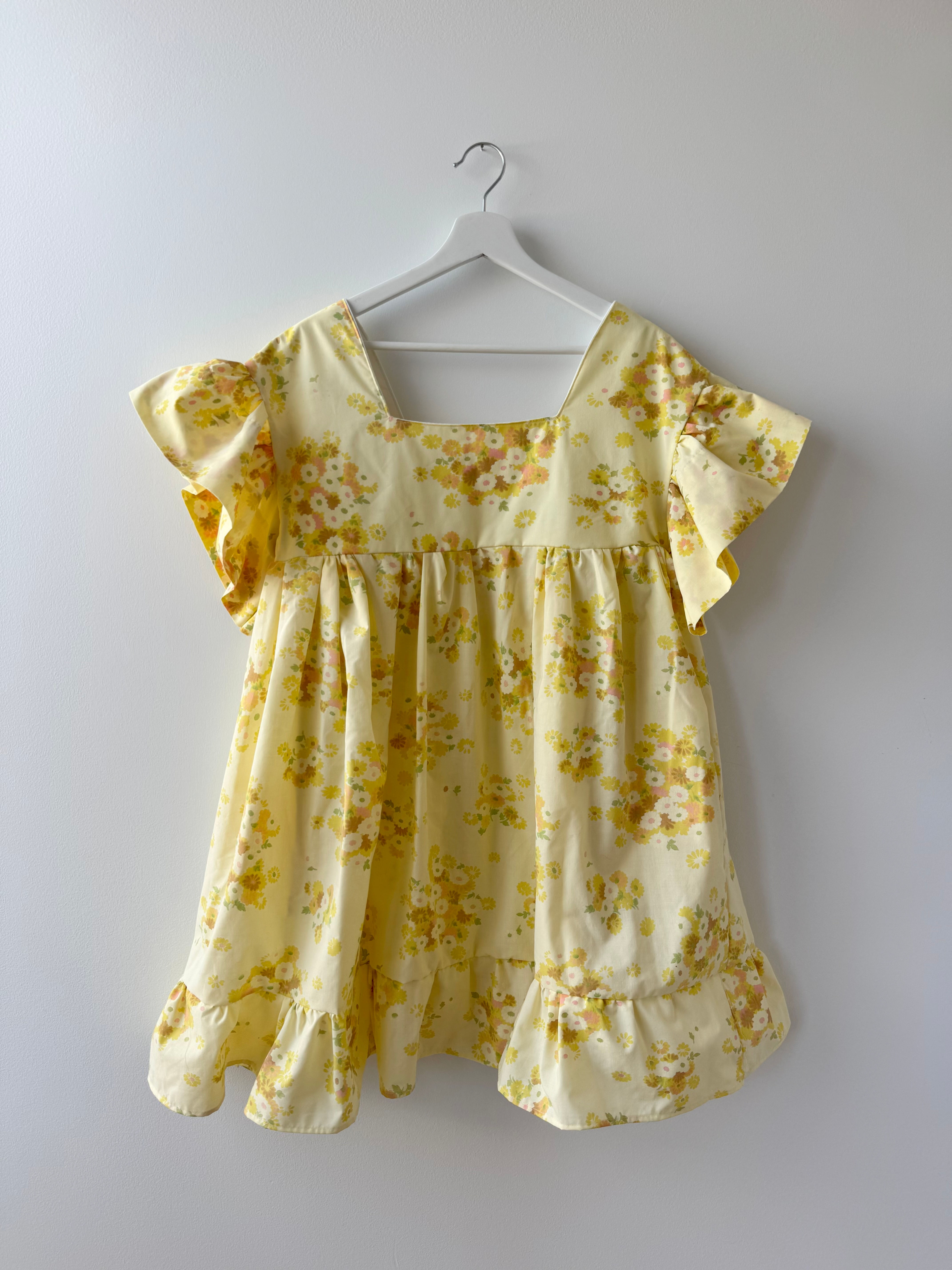 Loretta Dress - Buttercream Floral (Medium)
