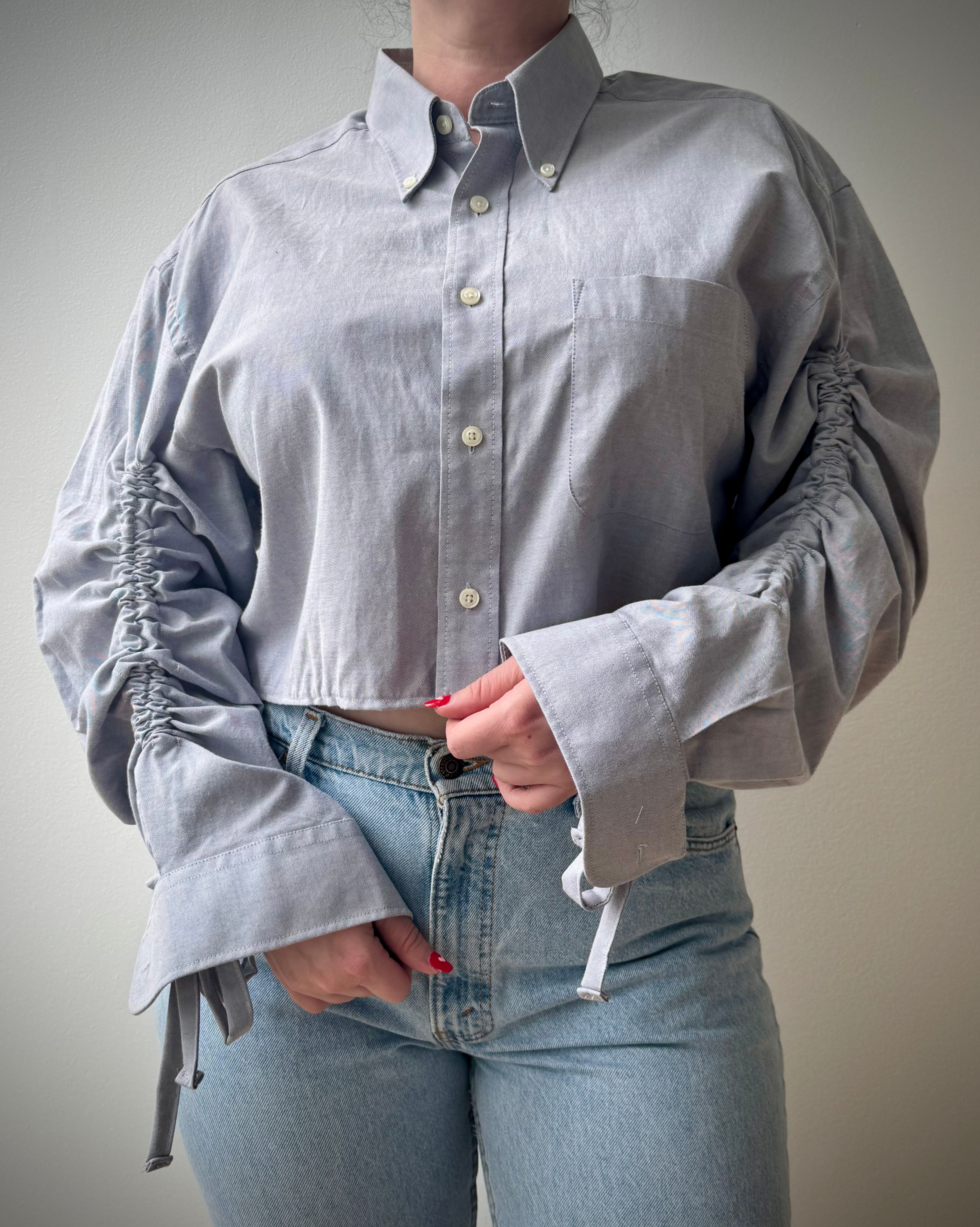 Maude Crop Top - Slate