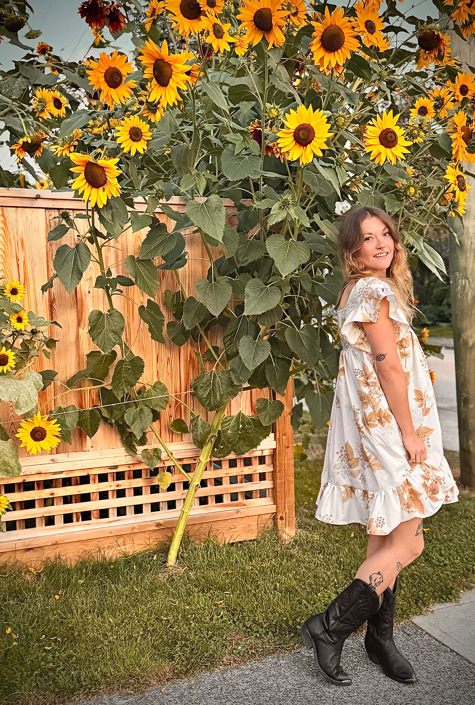 Thumbnail: Loretta Dress - Autumn Leaf