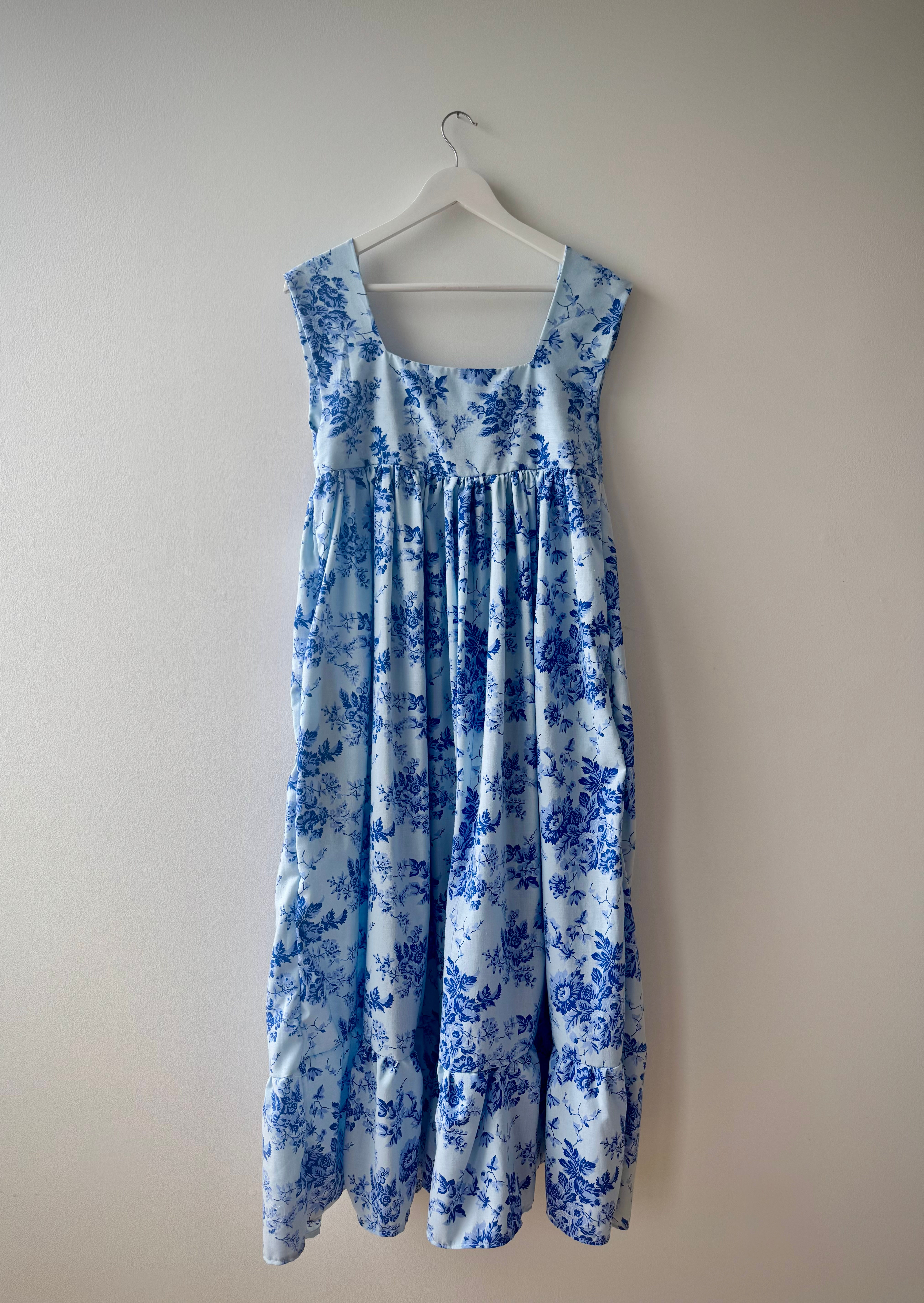 Loretta Dress - Garden Sapphire