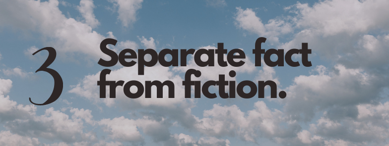 separate fact from fiction and give yourself a reality check about your work