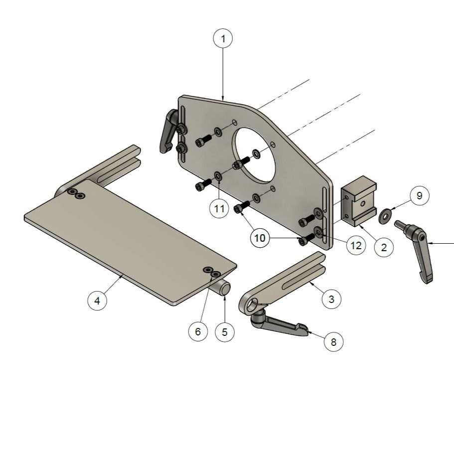 Thumbnail: 84 Engineering - Disc Grinder workrest