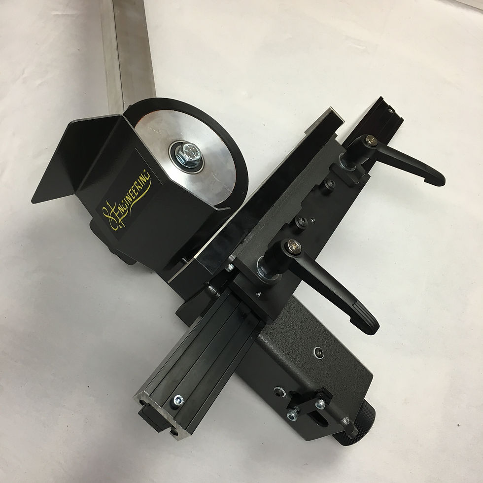 Thumbnail: Strap on Surface Grinder Attachment with tool arm view 1
